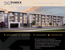 Tablet Screenshot of dimexgroup.com